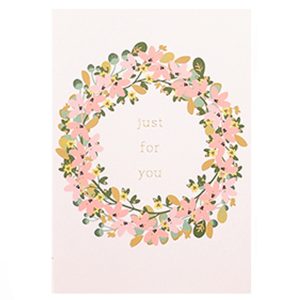 כרטיס ברכה דגם פרחים 3